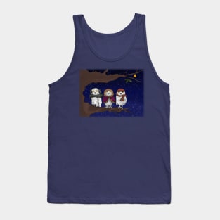 Owl Be Home For Christmas Tank Top